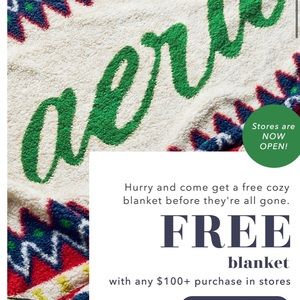 AERIE BLACK FRIDAY 2021 BLANKET!